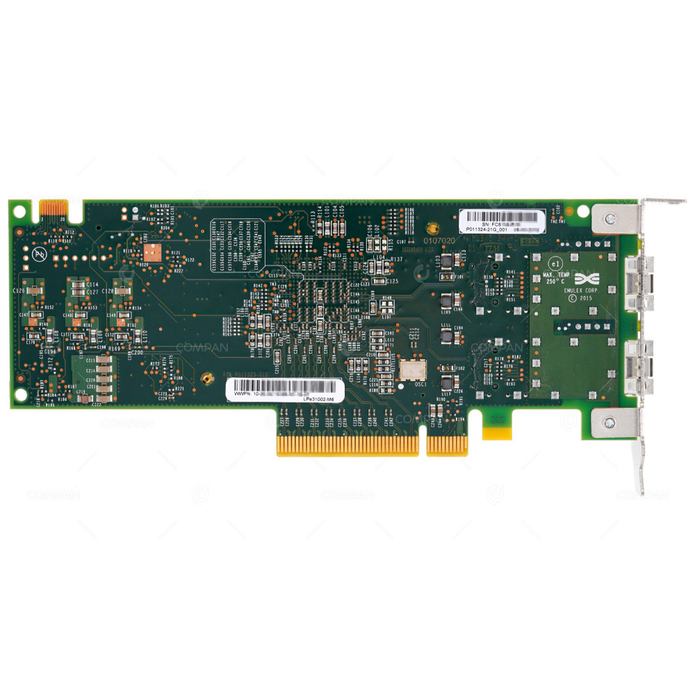 P011324-21G LP  EMULEX LPE31002 DUAL PORT 32GB SFP+ FC PCIE HOST BUS ADAPTER